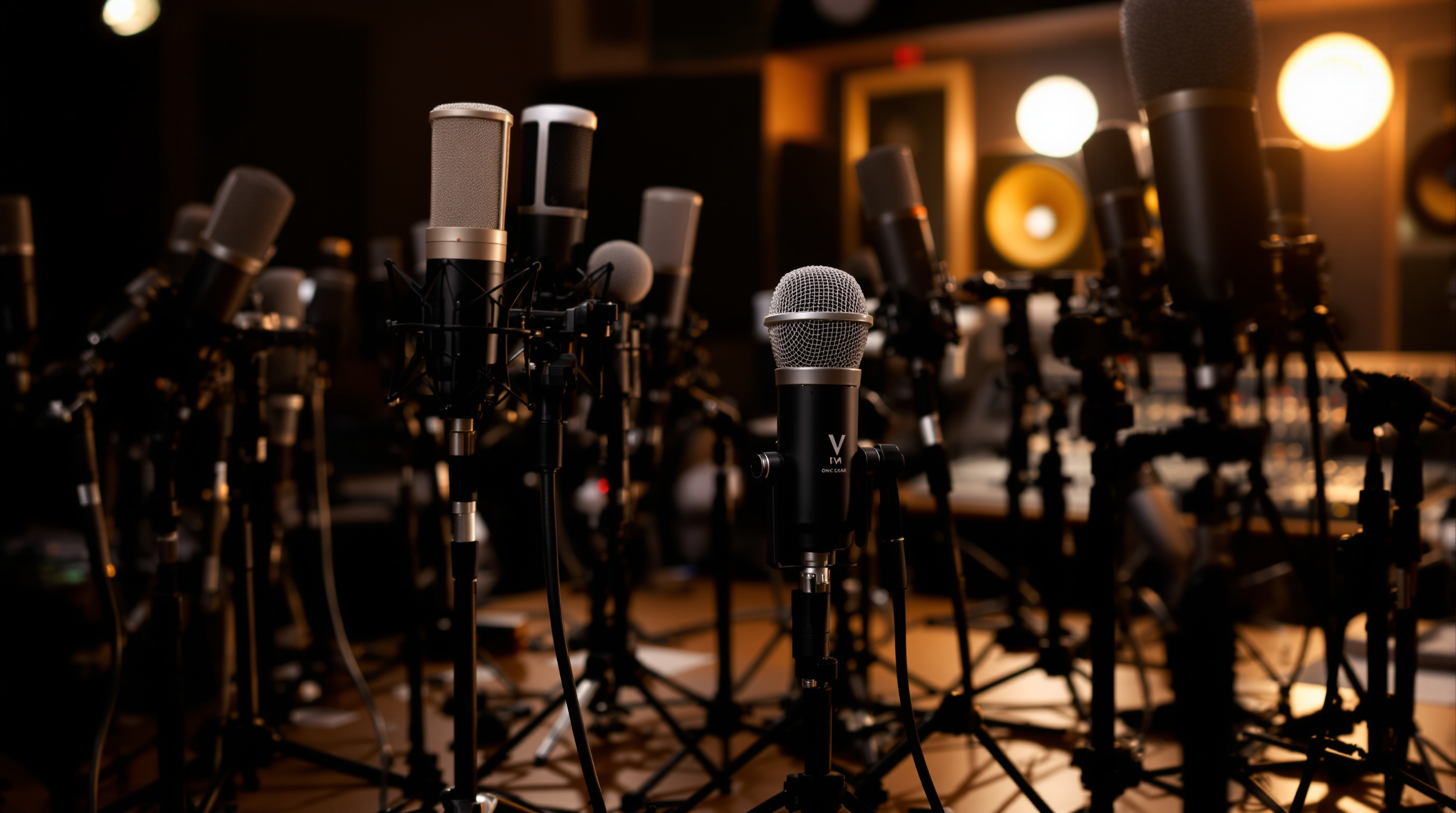 Professional microphone collection